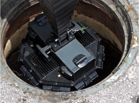Sewer camera inspection locating a blockage before repair