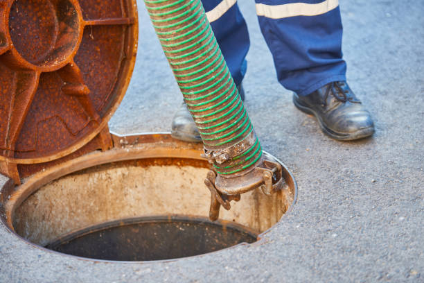 Emergency sewer backup cleaning equipment ready for service