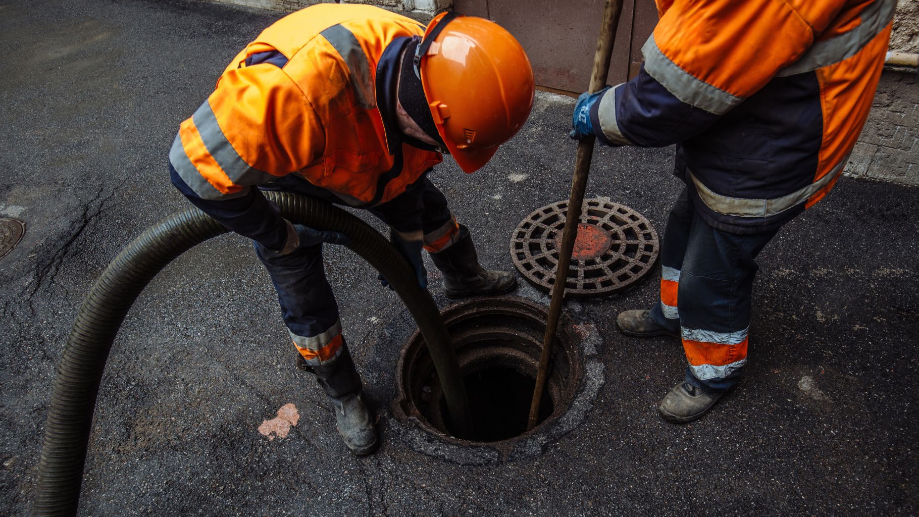 Jetstar Clean excavation equipment at an underground plumbing repair